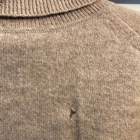 Apt. 9 - L coffee cashmere long sleeve sweater - Picture 6 of 8